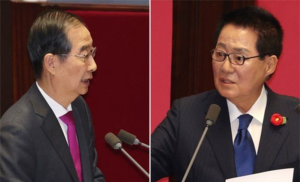 박지원 “암컷 기린상 한덕수, 욕심 과해 망해…착한 한덕수로 돌아가라”
