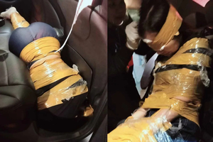 테이프로 온몸 칭칭 묶인 30대 여성, 찌그러진 벤츠 차량서 발견…태국서 무슨 일?