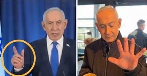 ‘손가락 6개’ 포착…네타냐후 사망설 확산하자 이스라엘이 공개한 영상