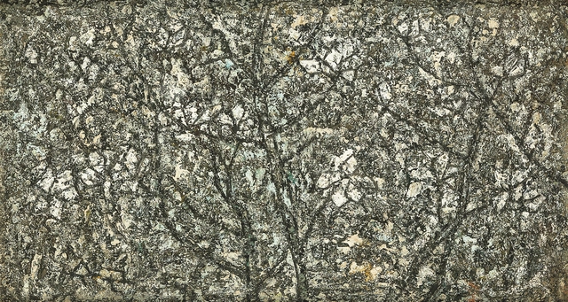 Lot. 37, 박수근(1914-1965), ‘목련’, 14.2×26.2cm, 1963, 2억 3000만원-4억원. 서울옥션 제공