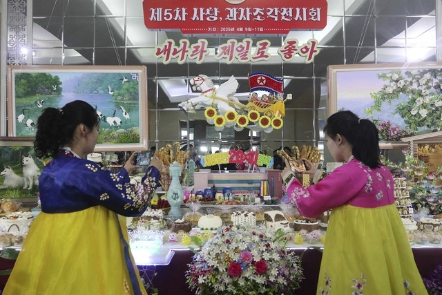 북한 평양의 한 식당 내부, 본 기사와 관계 없음. AP사진·연합뉴스