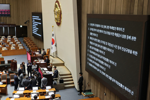 [속보]‘내란 특검법’ 국회 재표결서 또 부결…‘명태균 특검법’도 부결