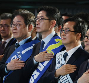 [속보] 이재명, 민주당 대선 충청 경선 88.15% ‘압승’···2위 김동연 7.54% 득표