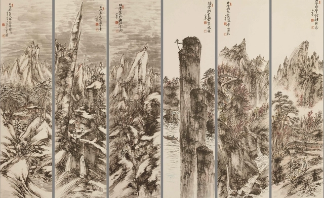 변관식, 《금강사계(金剛四季)》
