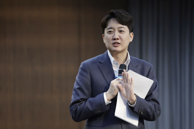 이준석 개혁신당 대선 후보. 뉴시스