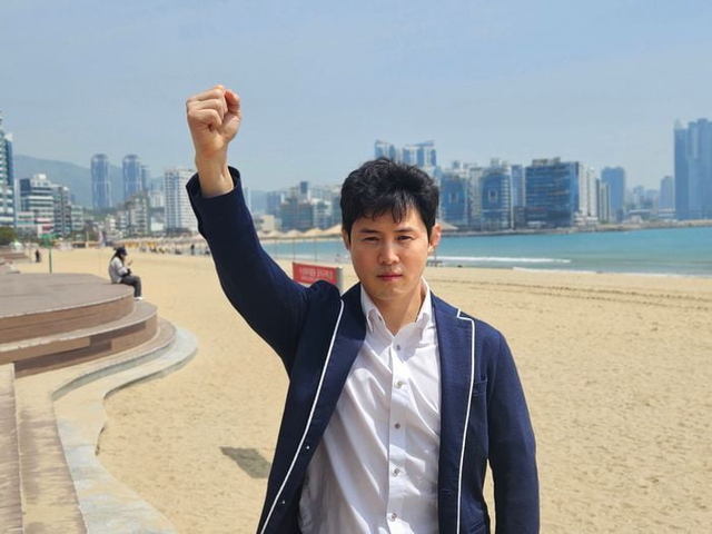전 국가대표 유도선수 최민호 씨. 진종오 의원실