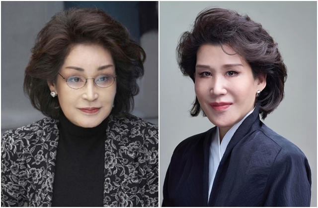 이명희 신세계그룹 총괄회장(왼쪽 사진)과 정유경 신세계 회장. 연합뉴스, 신세계