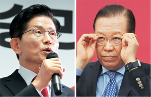 김문수 - 지도부, 단일화 정면충돌