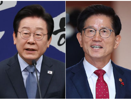 [속보]‘좁혀지는 격차’ 이재명 49.5%·김문수 38.2%…후보 등록 후 첫 조사-한길리서치