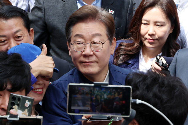 이재명 더불어민주당 대선 후보. 연합뉴스