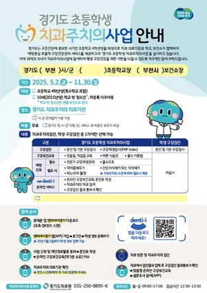 부천시, 초등 4학년 대상 ‘치과주치의 사업’ … 구강검진·불소도포 무료