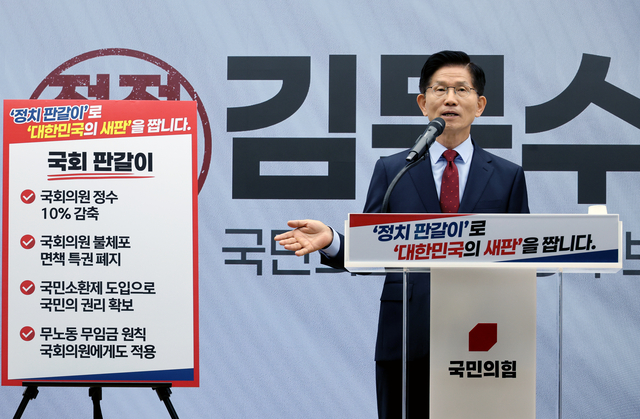 김문수 “정치 판갈이”