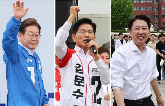 [속보]이재명-김문수, 지지율 9%p 차…이준석 지지율 10%-한국갤럽
