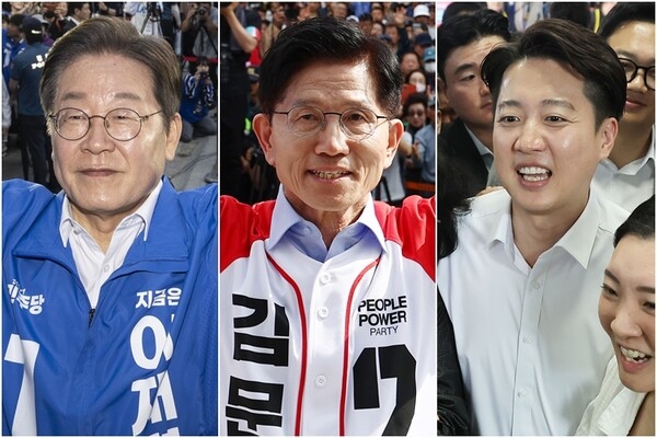 [속보]김문수 41.3%, 이재명 46.0% 바짝 추격-한길리서치