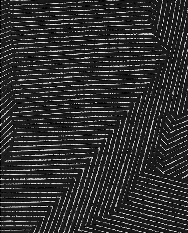 백원선, 무제 P007, 100×80㎝, 한지에 먹, 2019.