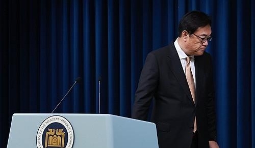 정진석 전 대통령비서실장. 연합뉴스
