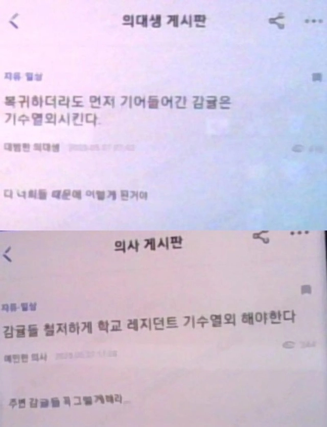 온라인 커뮤니티 캡처