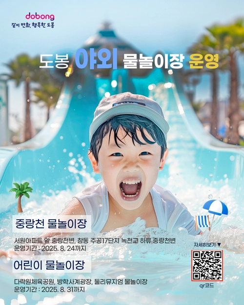 도봉구 야외 물놀이장 홍보 포스터. 도봉구청 제공