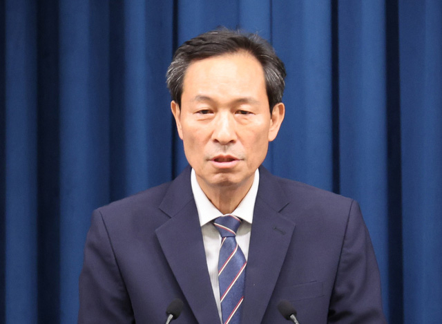 우상호 대통령실 정무수석. 연합뉴스