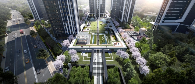 총 325m 아트 갤러리 회랑 (L.SQUARE 그랜드갤러리 GRAND GALLERY - 주간)