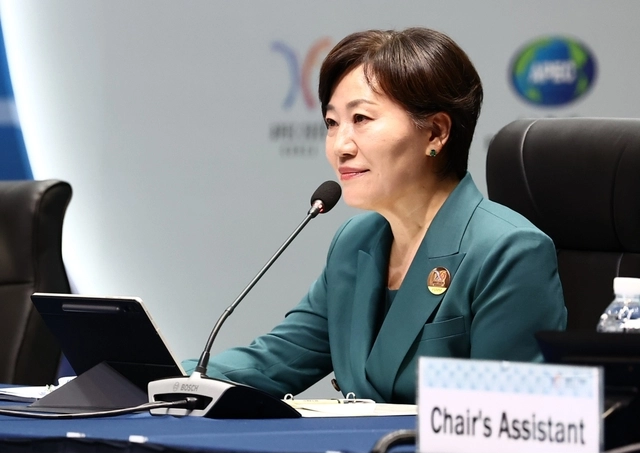 ‘2025년 APEC 식량안보 장관회의’ 의장을 맡은 송미령 농림축산식품부 장관. 농림축산식품부 제공