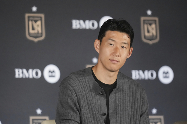 LA FC의 손흥민. AP뉴시스