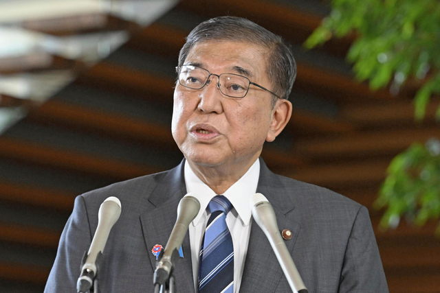 이시바 시게루 일본 총리. AP뉴시스