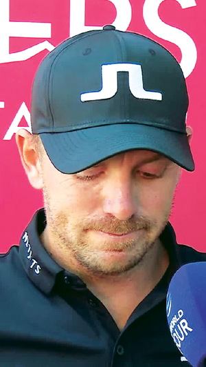 월리스, 라이더컵 유럽대표 탈락에 눈물… SNS 응원 이어져[SNS ZONE]