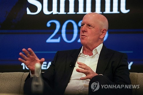 데이비드 솔로몬 골드만삭스 CEO. 로이터 연합뉴스