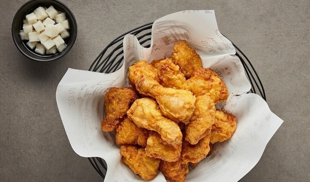 교촌치킨의 치킨. 교촌치킨