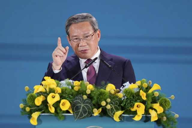 리창 중국 국무원 총리. AP 연합뉴스