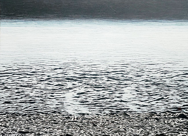 박서령 ‘바다의 빛’, 72×53㎝, 한지 수묵채색, 2025.