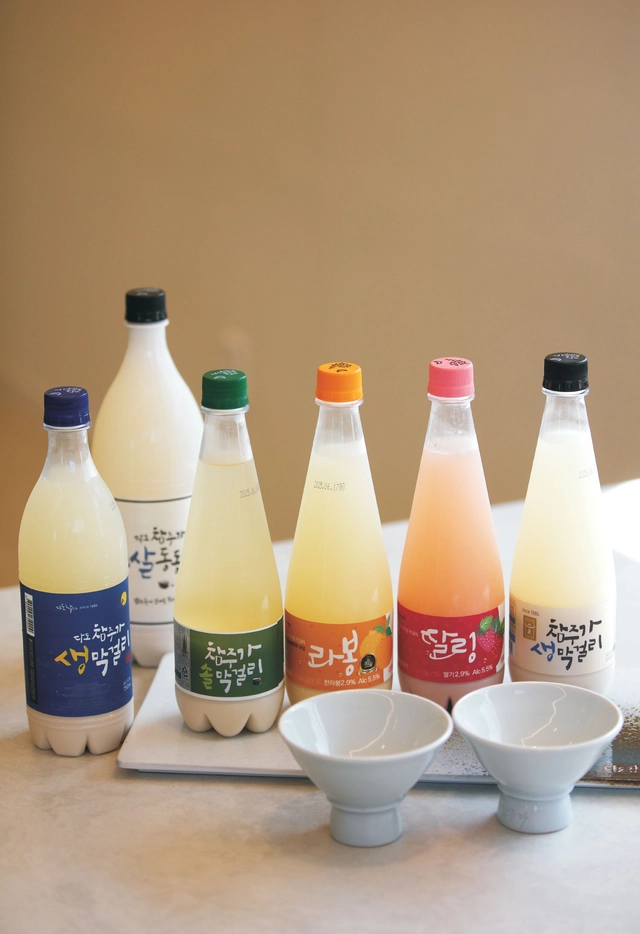 다도참주가가 빚는 다양한 술.