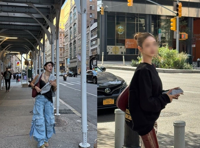 [서울=뉴시스] 배우 변정수가 딸과 함께한 뉴욕 소호 나들이 근황을 전했다. (사진=변정수 인스타그램 캡처) 2025.10.05.