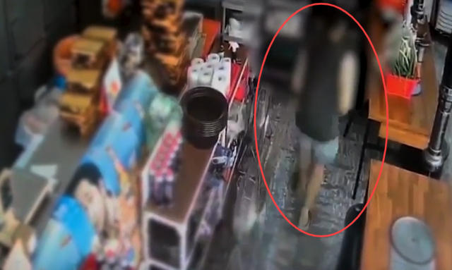 달아나는 피의자