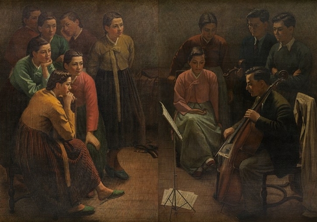 김인승의 ‘봄의 가락’, 한국은행 화폐박물관 홈페이지 화면 캡처