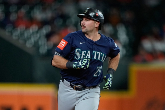 9회 쐐기 2점 홈런을 때린 시애틀 칼 롤리 [AP=연합뉴스]