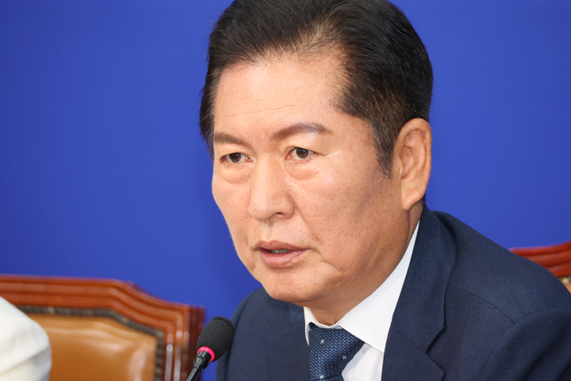 정청래 더불어민주당 대표. 연합뉴스