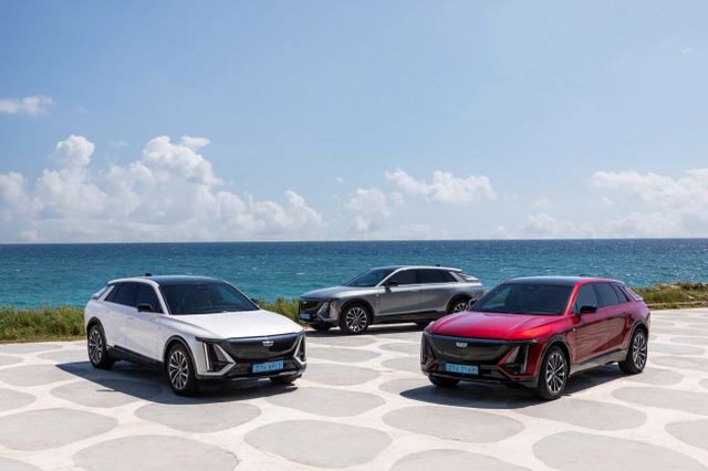 미국 제너럴모터스(GM)의 프리미엄 브랜드인 캐딜락의 전기 SUV ‘리릭’. 한국GM 제공