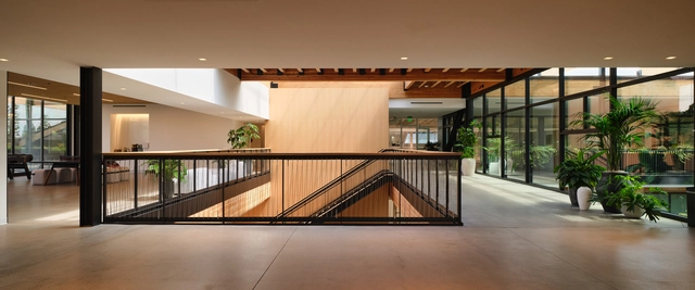 현대자동차의 고급 브랜드인 제네시스가 미국 캘리포니아에 조성한 브랜드 전용 디자인 센터 ‘제네시스 디자인 캘리포니아’ 2층 내부 공간. 제네시스 제공