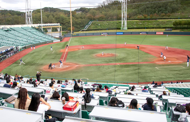 지난해 10월 울산 문구야구장에서 열린 ‘울산-한국야구위원회 가을대전’ 결승전 경기. 울산시청 제공