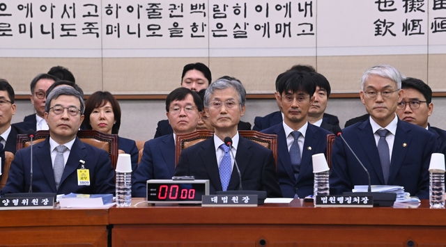 증인석 앉은 대법원장