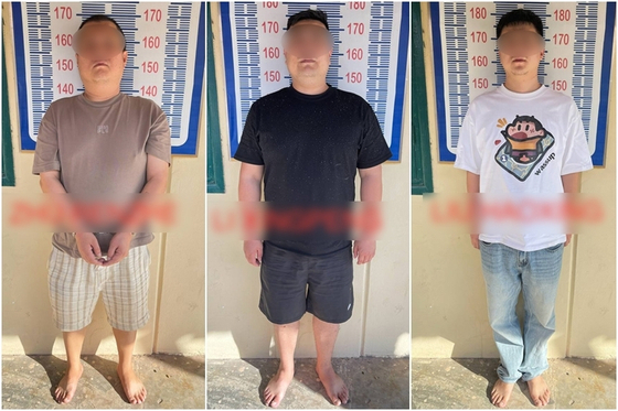 캄보디아 검찰에 기소된 한국인 대학생 살해 혐의 중국인 3명. 연합뉴스