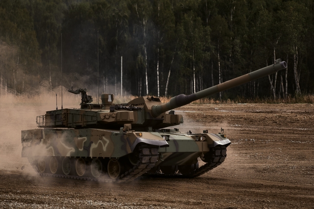 현대로템의 주력 수출품 K2 전차.  현대로템 제공