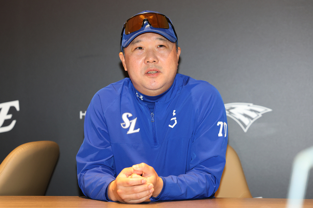 삼성의 박진만 감독. 삼성 제공