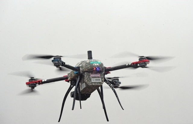 임무수행하는 정찰드론. 연합뉴스