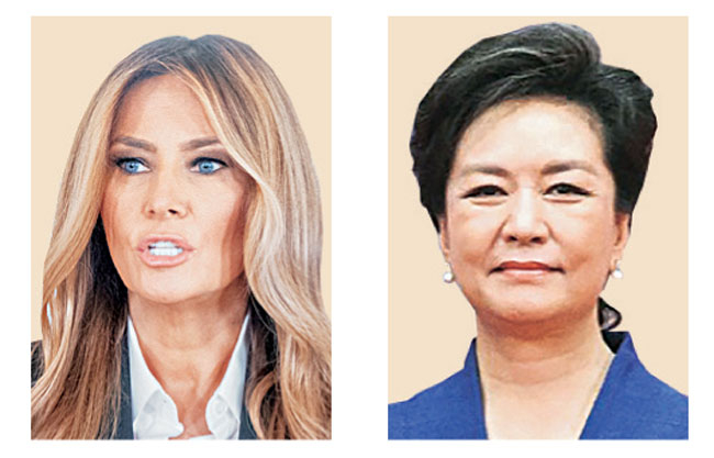 멜라니아 & 펑리위안 美·中 영부인은 안온다