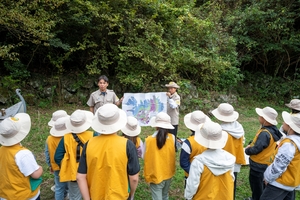 솔방울 던지고 집라인도 타고… ‘저지오름’과 친구된 아이들[농촌愛올래]