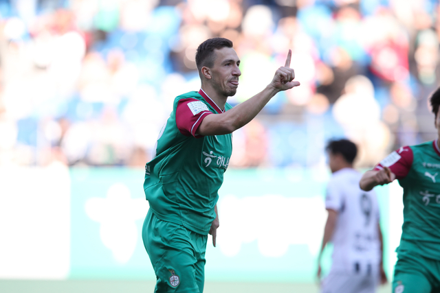 대전 하나시티즌의 안톤. 한국프로축구연맹 제공