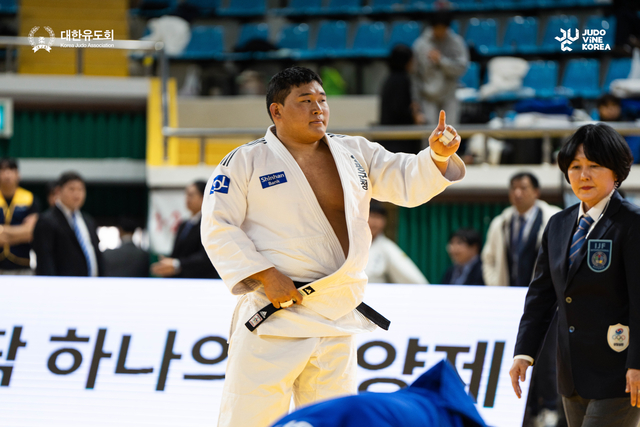 양평군청 소속 유도 선수 김민종. 주도바인코리아 제공